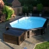 Outdoor Wooden Swimming Pool